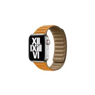 PSR aksesuar Watch Ultra 49 mm Uyumlu KRD-34 Turuncu Deri Strap Kayış Kordon