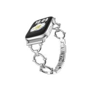 PSR aksesuar Watch Ultra 49 mm Uyumlu KRD-56 Gümüş Metal Strap Kayış Kordon