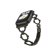 PSR aksesuar Watch Ultra 49 mm Uyumlu KRD-56 Siyah Metal Strap Kayış Kordon