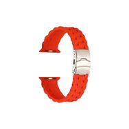 PSR aksesuar Watch Ultra 49 mm Uyumlu KRD-72 Turuncu Strap Kayış Kordon