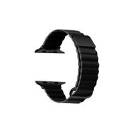 PSR aksesuar Watch Ultra 49 mm Uyumlu KRD-78 Siyah PU Deri Strap Kayış Kordon