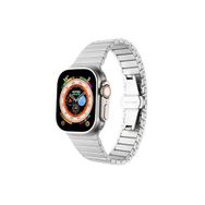 PSR aksesuar Watch Ultra 49 mm Uyumlu KRD-79 Gri Metal Strap Kayış Kordon
