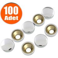 Pta Dekoratif Krom 15x100 mm Vida Kapağı