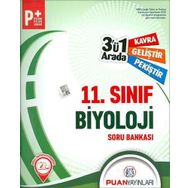 Puan Yayınları 11. Sınıf Biyoloji 3'ü 1 Arada Soru Bankası