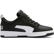 Puma 370490-02 Rebound Layup Lo Sl Jr Siyah Beyaz Erkek Ve Kadın Spor Ayakkabı