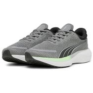 Puma 378776 09 Scend Pro Cool Dark Gray-Speed Green-Puma Sılver Yetişkin Erkek Koşu Ayakkabısı