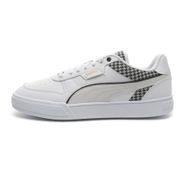Puma 389329-01 Caven Dime Houndstooth White Black Gold Unisex Spor Ayakkabı