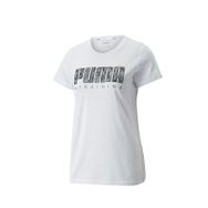 Puma 52251302 Performans Logo Fill Tee Rec Beyaz Kadın T-Shirt