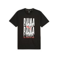 Puma 52509901 Siyah Men's Graphic Emblem TEE Günlük Erkek T-Shirt