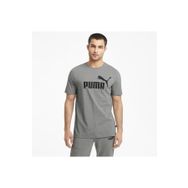 Puma 586666-03 Ess Logo Tee Gri Erkek T-shirt