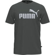 Puma 58666769 Essentials Gri Günlük Stil Erkek T-Shirt