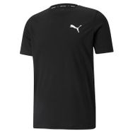 Puma 58672501 Active Small Logo Tee Erkek Siyah Günlük Stil Tişört