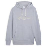 Puma 62427563 Gri Classics+ Hoodie Günlük Erkek Sweatshirt