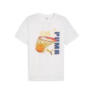 Puma 62480103 Swished Tee Erkek Basketbol Beyaz Erkek T-shirt