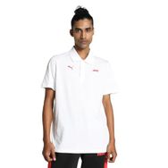Puma 62585202 F1 Ess Logo Polo Beyaz Polo Yaka Günlük Erkek T-shirt