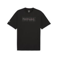 Puma 62642101 F1 Graphic Logo Siyah Günlük Stil Erkek T-Shirt