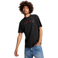 Puma 62642101 F1 Graphic Logo Siyah Günlük Stil Erkek T-Shirt