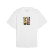 Puma 62715301 Banned From Tv Ss Tee Basketbol Beyaz Erkek T-shirt