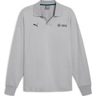 Puma 62733902 MAPF1 Longsleeve Polo Gri Günlük Uzun Kollu Polo Erkek T-Shirt