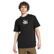 Puma 62800501 Siyah Graphics Bicycle Kick Tee Günlük Erkek T-Shirt