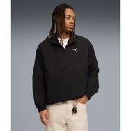 Puma 632101-01 Siyah Tech Half-Zip Crew Erkek Sweatshirt