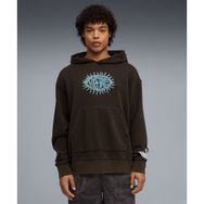 Puma 634612-01 Siyah Melo X Hive Hoodie Erkek Sweatshirt