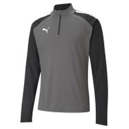 Puma 65723613 Top Fermuarlı Normal Kalıp Düz Gri Erkek Sweatshirt