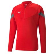 Puma 65737501 Teamfinal Training 1/4 Zip Top Futbol Antrenman Kırmızı Erkek Ceket