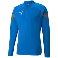 Puma 65737502 Teamfinal Training 1/4 Zip Mavi Erkek Futbol Antrenman Uzun Kollu Üst