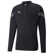 Puma 65737503 Teamfinal Training 1/4 Zip Top Siyah Erkek Futbol Antrenman Uzun Kollu Üst