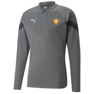 Puma 65737513 Gri Teamfinal Training 1/4 Zip Futbol Antrenman Erkek Uzun Kollu Üst
