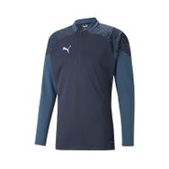 Puma 65798206 Lacivert Teamcup Training 1/4 Zip Top Erkek Futbol Uzun Kollu Antrenman Üstü