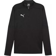 Puma 65855103 Siyah Teamfinal Training 1/4 Zip Futbol Antrenman Erkek Uzun Kollu Üst