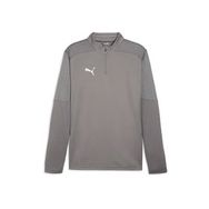 Puma 65855113 Gri Teamfinal Training 1/4 Zip Erkek Futbol Antrenman Uzun Kollu Üst