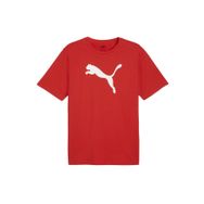 Puma 65870501 Kırmızı Teamrise Logo Jersey Cotton Günlük Erkek T-Shirt