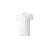 Puma 67331102 Yuvarlak Yaka Düz Beyaz Erkek T-Shirt