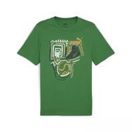 Puma 68017686 Yeşil Graphics Year of Sports Günlük Stil Erkek T-Shirt