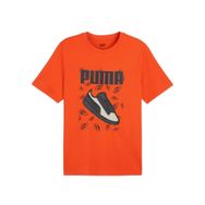 Puma 68320918 Graphics Turuncu Günlük Stil Erkek T-Shirt