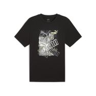 Puma 68321301 Graphics Siyah Günlük Stil Erkek T-Shirt