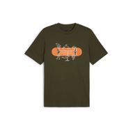 Puma 68345970 Graphics Skateboard Yeşil Günlük Stil Erkek T-Shirt