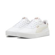 Puma Carina 2.0-Puma White-Frosted Ivory-Caramel Latte Low Kadın Bot