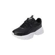Puma Cassia Via-Puma Black-Puma White-Shadow Gray-Puma Gold Low Kadın Bot