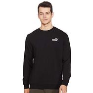 Puma Essentials Big Logo Erkek Siyah Kapüşonlu Sweatshirt