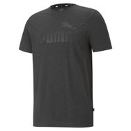 Puma Essentials Heather Dark Gray Heather Erkek T-shirt