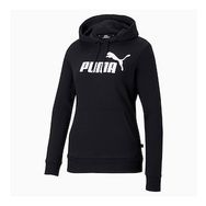 Puma Essentials Logo Kadın Kapüşonlu Siyah Sweatshirt