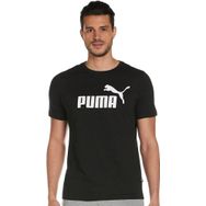 Puma Essentials Logo Siyah Erkek Kısa Kollu T-Shirt