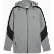 Puma Evostripe Core FZ Hoodie Gri Erkek Sweatshirt
