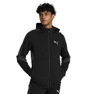 Puma Evostripe Fermuarlı Siyah Erkek Kapüşonlu Sweatshirt