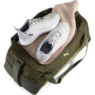 Puma Fundamental 34L Küçük Spor Çantası Erkekler İçin Geri Dönüştürülmüş Malzemeden Üretildi - Yeşil - Standart