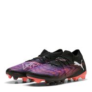 Puma Future 8 Match Fg/Ag Black White Glowing Red Unisex Futbol Ayakkabısı